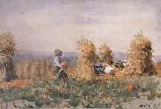 Winslow Homer Pumpkin Patch (mk44) oil painting on canvas